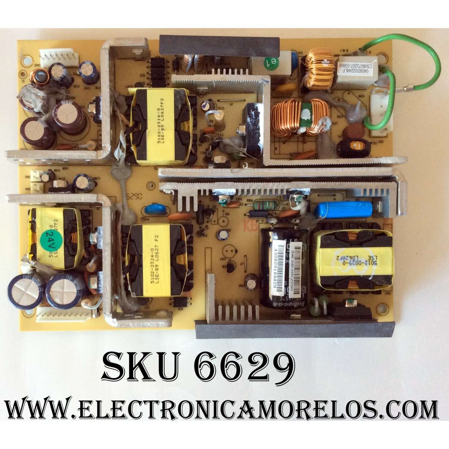 FUENTE DE PODER / POLAROID 846-240-H3CZZSH / 0409D02244LF / S0804-0901 / MODELO FLM-323B	